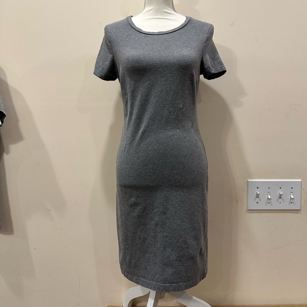 Old Navy Gray T-Shirt Dress